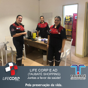 6 300x300 - Dia Mundial da Saúde! LIFE CORP E AD (TAUBATÉ SHOPPING)